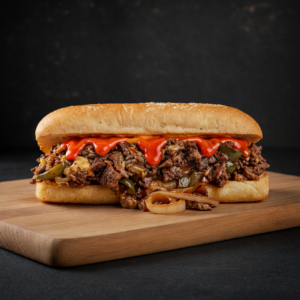 Spicy Blaze Cheesesteaks - 100g
