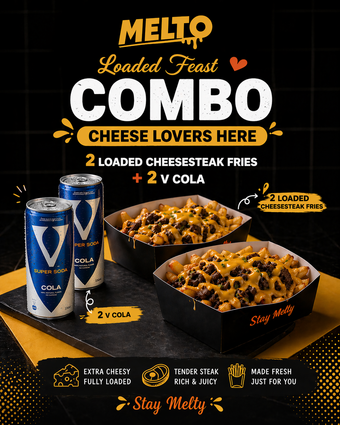 Loaded Feast Combo Cheesesteak